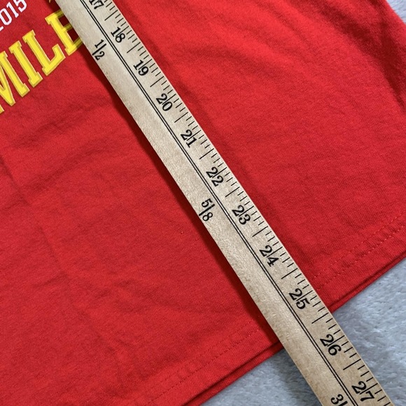 Disney Walt Disney World Marathon Shirt Mens Small Red runDisney 2015 Champion - Picture 6 of 11